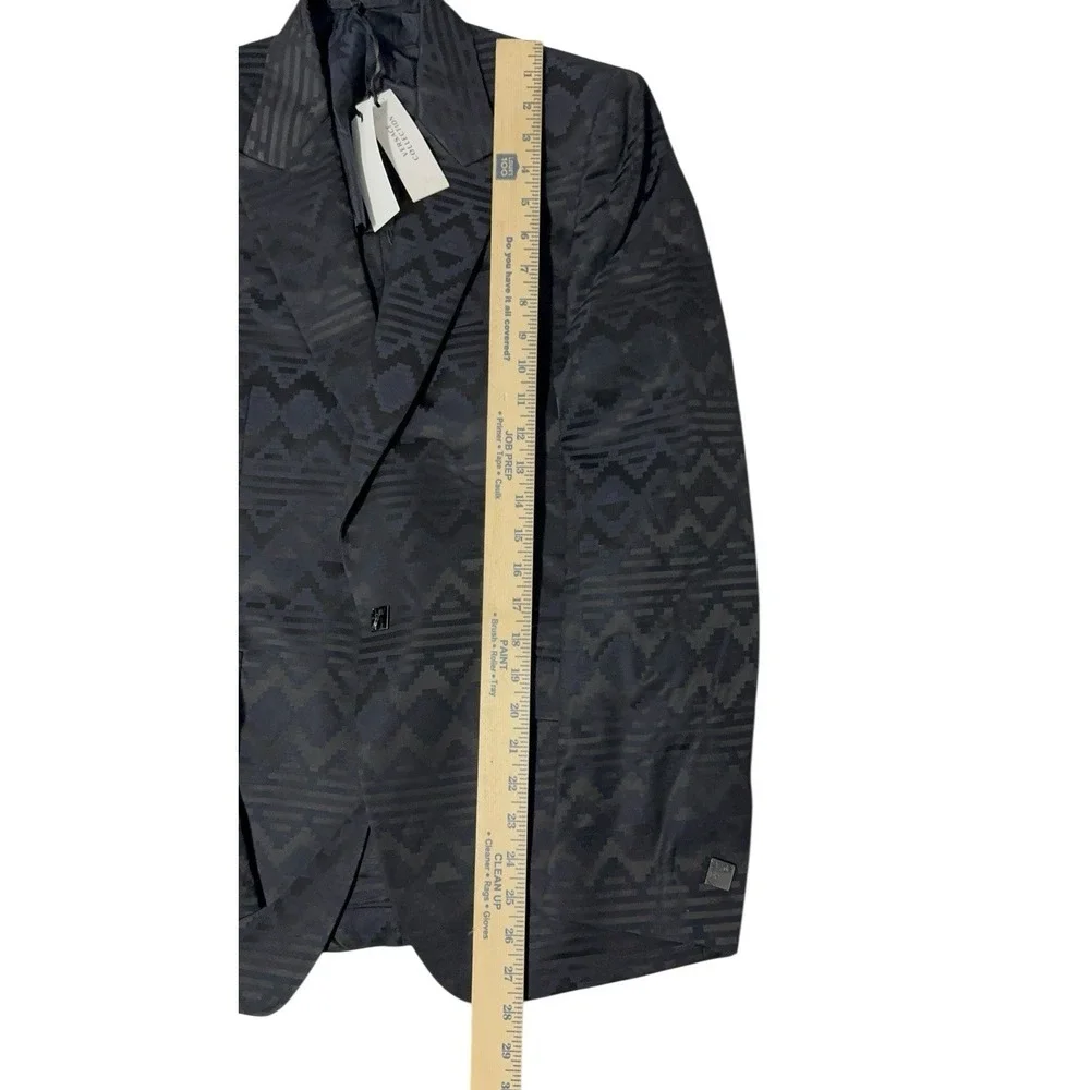 Versace Collection Men's Blazer US 36R IT 46 Black Wool‎ Blend NWT